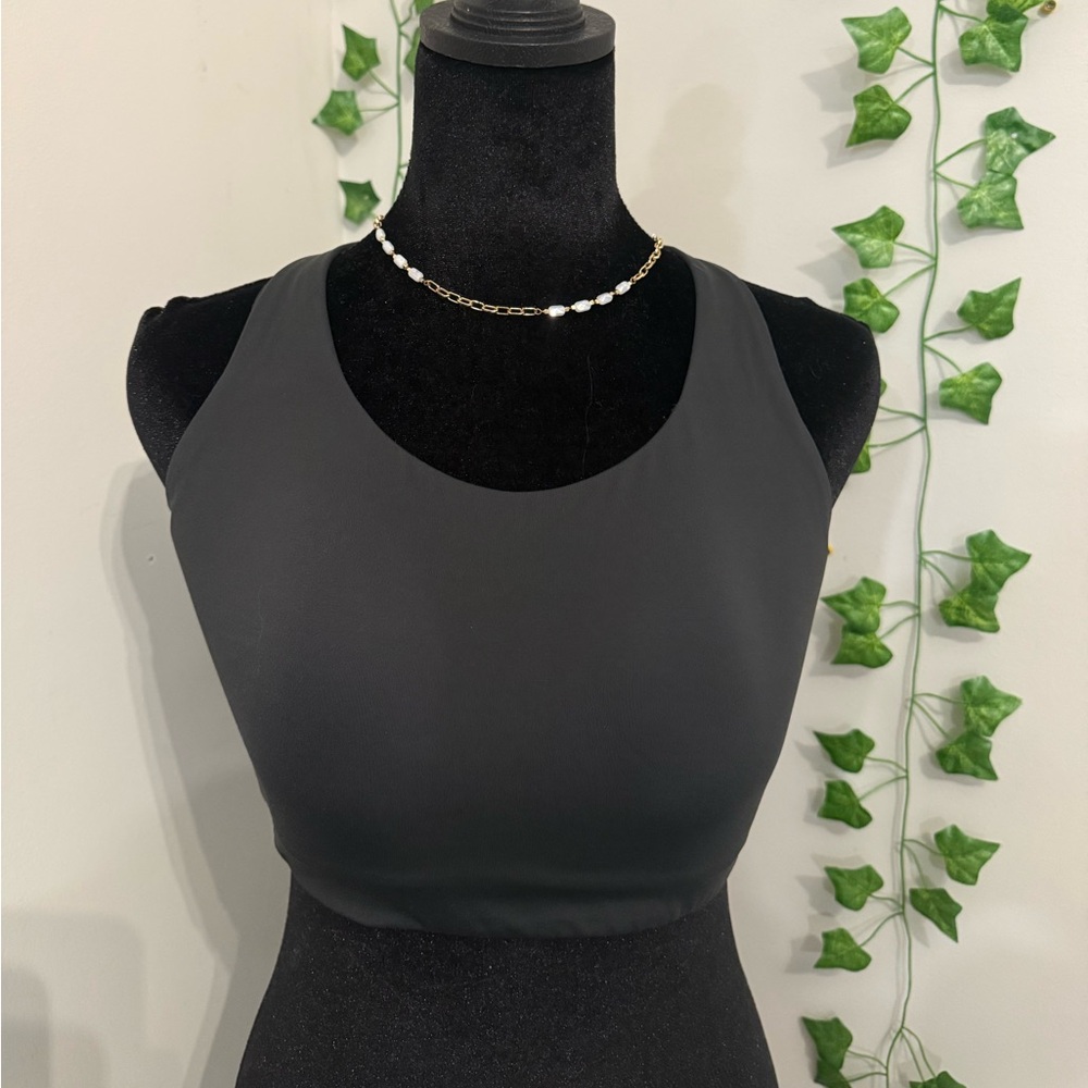 lululemon athletic dark green sports bra